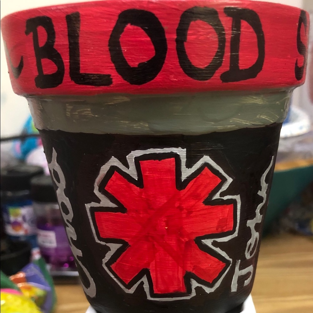 Red Hot Chili Peppers Flower Pot